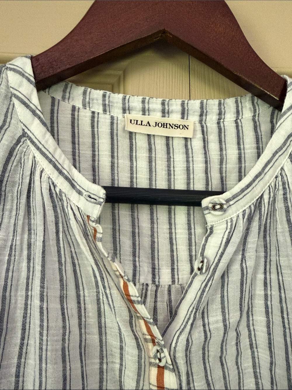 Ulla Johnson Shirt Size 8 Cotton - Picture 2 of 4